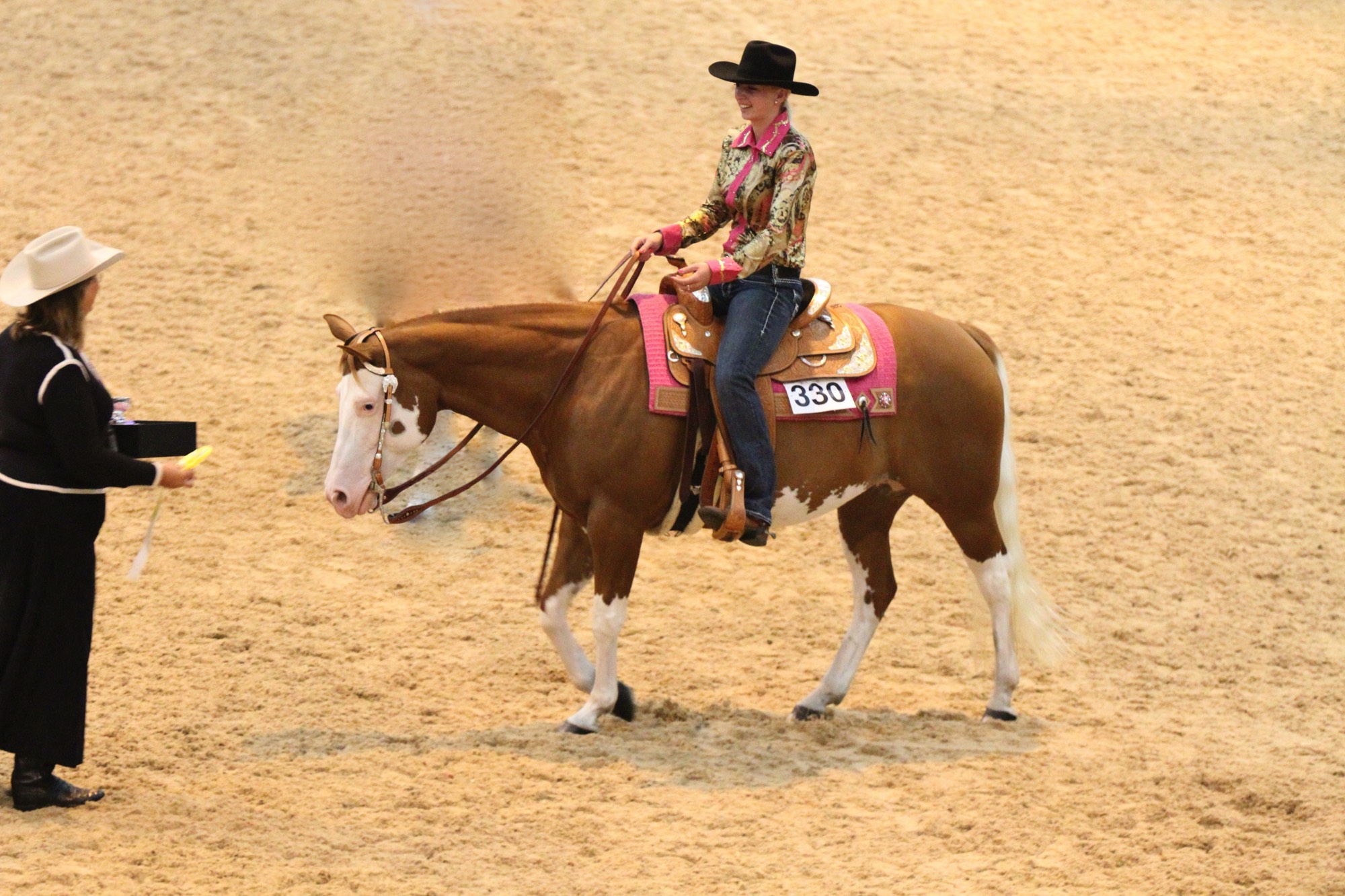 Sophie riding Shelly at the WES Nationals in August