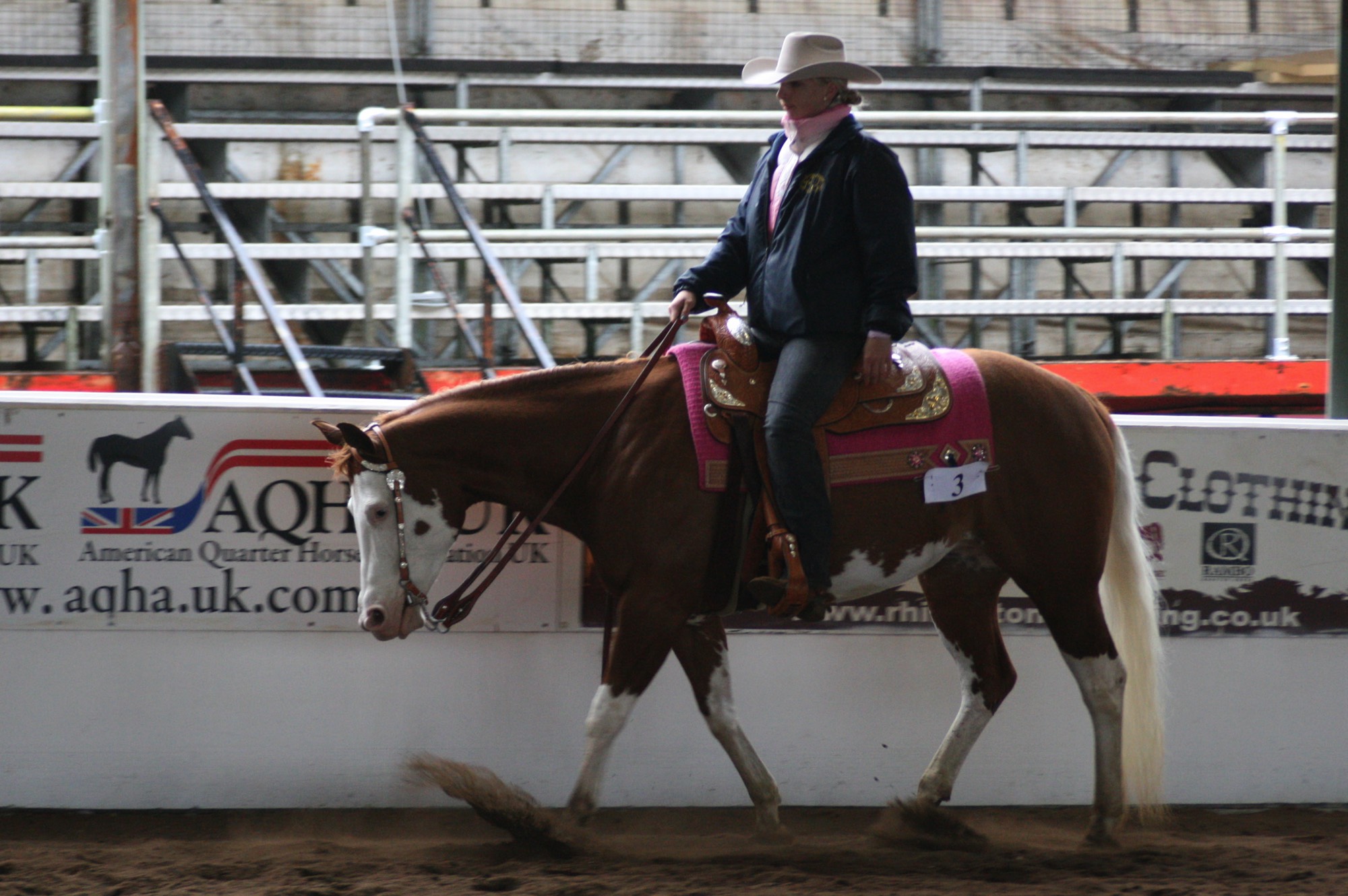 Sophie Painter, riding Smoking Greyhound (Gunner x Victoria Greyhound) in Pleasure at the May Fenland Show